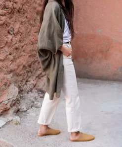 Nisolo Lima Slip On Mule -Sand