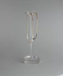 L.Greenwalt Jewelry Best Sellers Long Oval Hoop Earrings