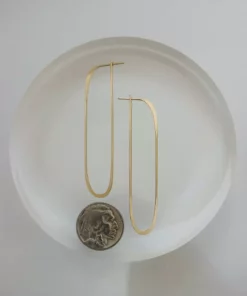 L.Greenwalt Jewelry Best Sellers Long Oval Hoop Earrings 10 L.Greenwalt Jewelry Best Sellers Long Oval Hoop Earrings