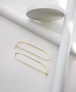 L.Greenwalt Jewelry Best Sellers Long Oval Hoop Earrings 11 L.Greenwalt Jewelry Best Sellers Long Oval Hoop Earrings