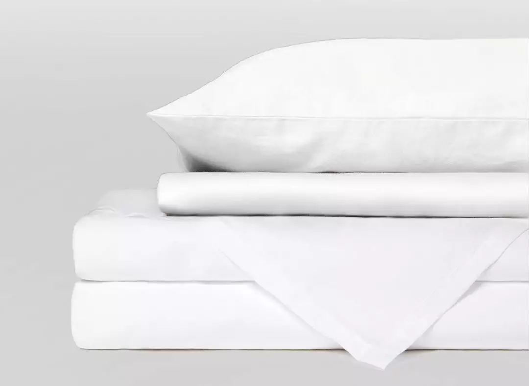 Looma Sateen Sheet Set - White 6 Looma Sateen Sheet Set - White