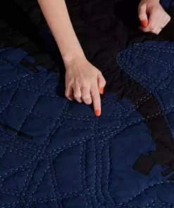 Haptic Lab Los Angeles Map Throw Quilt Home Goods