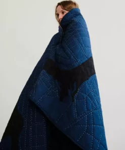 Haptic Lab Los Angeles Map Throw Quilt Home Goods