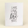 Cute Root Love Love Love Plantable Cards - 10 Pack Greeting Cards