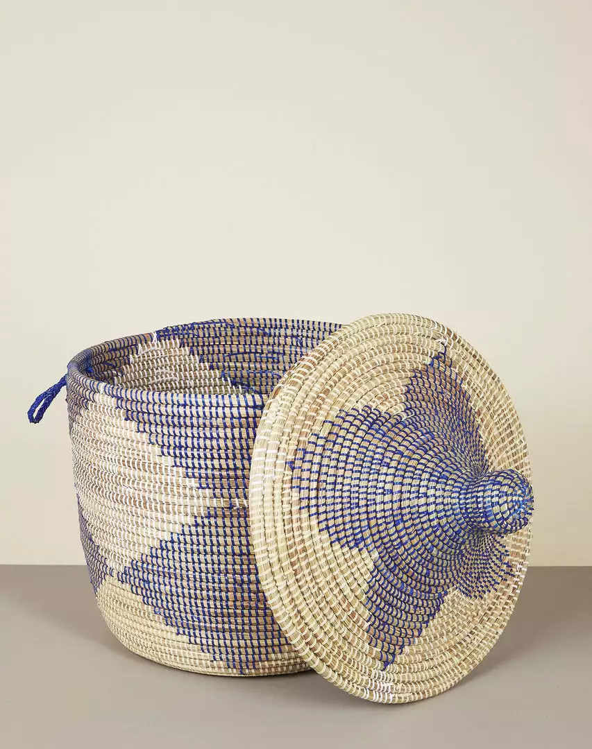 Mbare Low Patterned Hamper Basket Home Goods 3 Mbare Low Patterned Hamper Basket Home Goods