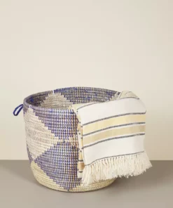 Mbare Low Patterned Hamper Basket Home Goods 10 Mbare Low Patterned Hamper Basket Home Goods