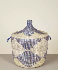 Mbare Low Patterned Hamper Basket Home Goods