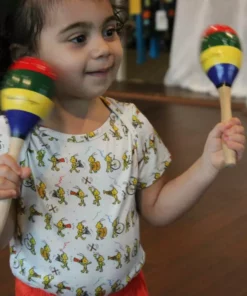 Lucky Bug Clothing Baby's Essential Bamboo Marching Band Onesie Made In USA