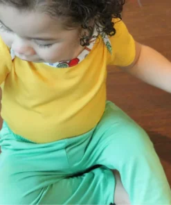 Lucky Bug Clothing Baby's Essential Bamboo Stretch Lily-Pad Leggings Kids' + Baby