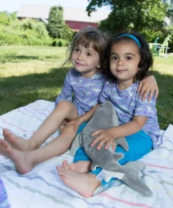 Lucky Bug Clothing Kids' Lemon Shark Bamboo Play T-Shirt