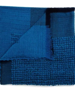 Studio Variously Macaroon Merino Wool Throw Blanket - Midnight Home Goods