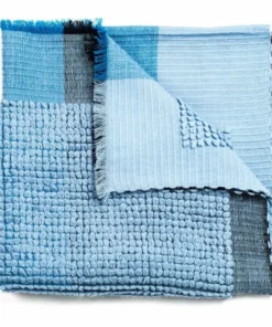 Studio Variously Home Goods Macaroon Merino Wool Throw Blanket - Sky 22 Studio Variously Home Goods Macaroon Merino Wool Throw Blanket - Sky