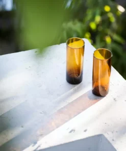 Magda Made Kitchen + Dining Tall Recycled Glass Set