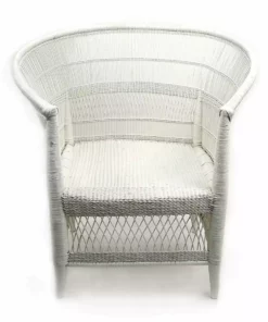 Mbare Furniture Malawi Cane Chair - White