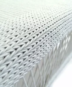 Mbare Malawi Cane Loveseat - White 6 Mbare Malawi Cane Loveseat - White