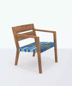 Masaya & Co. Handcrafted Managua Arm Chair - Emerald Coast