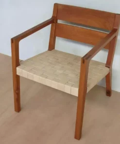 Masaya & Co. Handcrafted Managua Leather Arm Chair