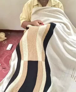 Leah Singh Marianne Wool Lumbar Pillow Cover - Blue Home Goods