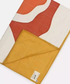 Anchal Marigold Bloom Throw Quilt