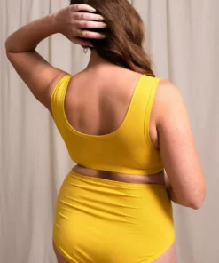 Mary Young Orly Bamboo High Brief Underwear - Citrine Underwear + Bras