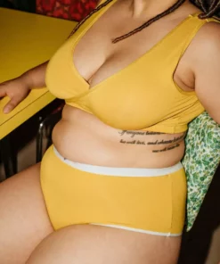 Mary Young Underwear + Bras Sora Bamboo Bra - Citrine