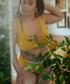 Mary Young Underwear + Bras Sora Bamboo Bra - Citrine 5 Mary Young Underwear + Bras Sora Bamboo Bra - Citrine