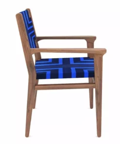 Masaya & Co. Chontales Arm Chair - Midnight Blue Pattern 19 Masaya & Co. Chontales Arm Chair - Midnight Blue Pattern