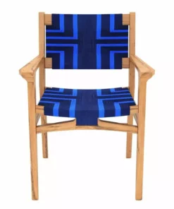 Masaya & Co. Chontales Arm Chair - Midnight Blue Pattern 16 Masaya & Co. Chontales Arm Chair - Midnight Blue Pattern