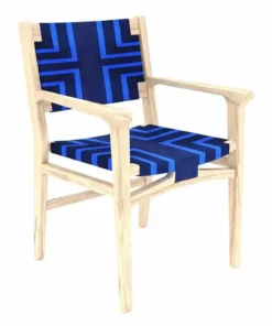 Masaya & Co. Chontales Arm Chair - Midnight Blue Pattern 20 Masaya & Co. Chontales Arm Chair - Midnight Blue Pattern