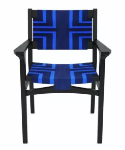 Masaya & Co. Chontales Arm Chair - Midnight Blue Pattern 23 Masaya & Co. Chontales Arm Chair - Midnight Blue Pattern
