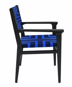 Masaya & Co. Chontales Arm Chair - Midnight Blue Pattern 22 Masaya & Co. Chontales Arm Chair - Midnight Blue Pattern