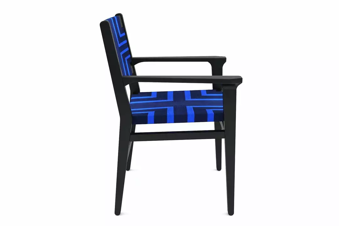 Masaya & Co. Chontales Arm Chair - Midnight Blue Pattern 9 Masaya & Co. Chontales Arm Chair - Midnight Blue Pattern