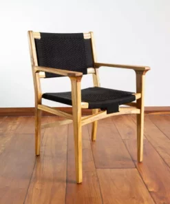 Masaya & Co. Chontales Arm Chair - Solid Black Furniture