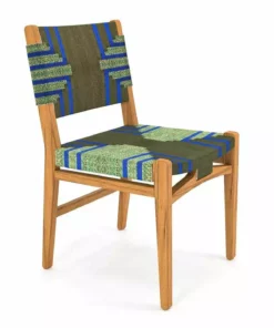 Masaya & Co. Chontales Dining Chair - Emerald Coast Pattern