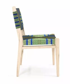 Masaya & Co. Chontales Dining Chair - Emerald Coast Pattern