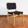 Masaya & Co. Handcrafted Chontales Dining / Desk Chair - Solid Black Manila
