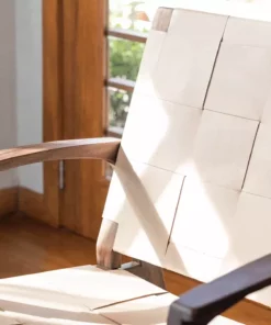 Masaya & Co. Diria Leather Arm Chair Furniture