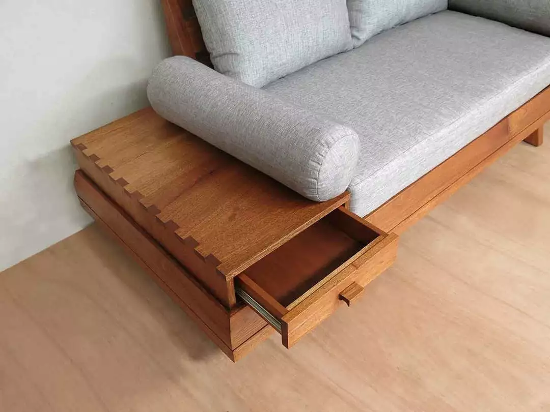 Masaya & Co. Floating Love Seat - Silver 4 Masaya & Co. Floating Love Seat - Silver