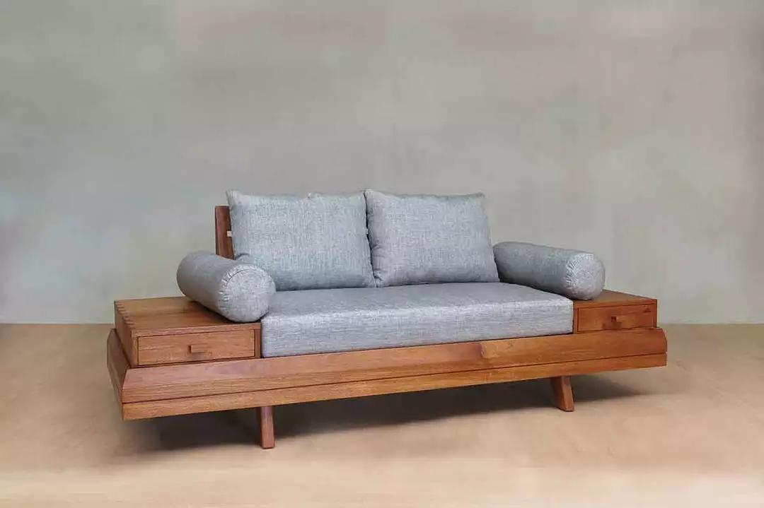 Masaya & Co. Floating Love Seat - Silver 6 Masaya & Co. Floating Love Seat - Silver