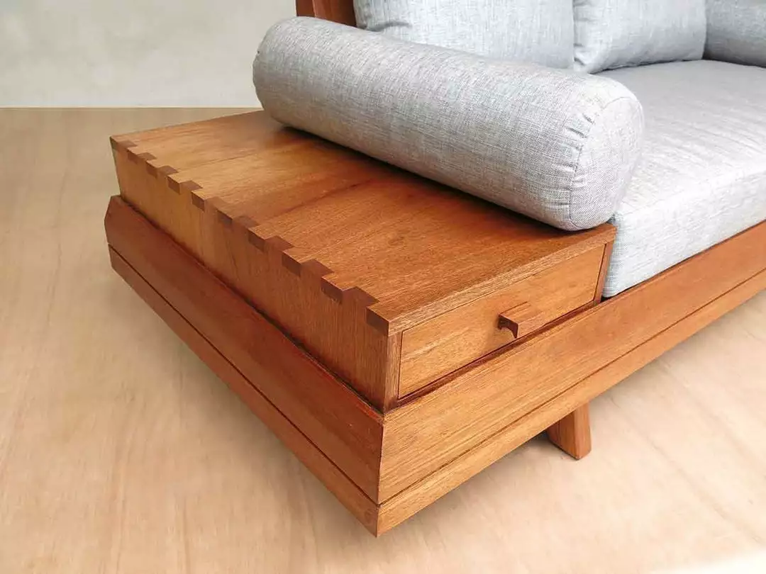 Masaya & Co. Floating Love Seat - Silver 3 Masaya & Co. Floating Love Seat - Silver