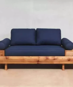 Masaya & Co. Floating Love Seat - Navy Blue Living Room