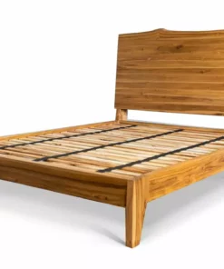 Masaya & Co. Gavilana Live Edge Teak Bed Furniture