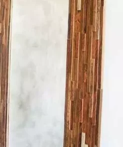 Masaya & Co. Handcrafted Geo Hall Large Mirror