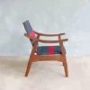 Masaya & Co. Izapa Arm Chair - Granito Red Stripe Manila