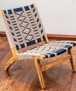Masaya & Co. Masaya Manila Lounge Chair - Roots Pattern