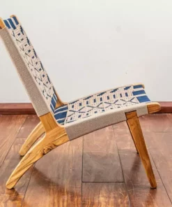 Masaya & Co. Masaya Manila Lounge Chair - Roots Pattern