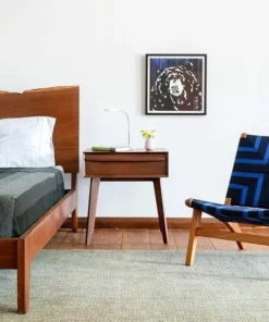 Masaya & Co. Furniture Masaya Manila Lounge Chair - Midnight Blue