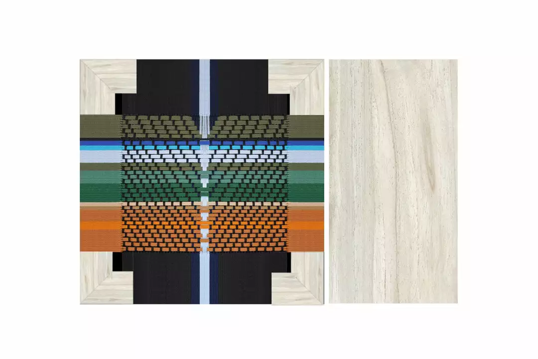 Masaya & Co. Masaya Manila Ottoman - Mot Mot Pattern 4 Masaya & Co. Masaya Manila Ottoman - Mot Mot Pattern