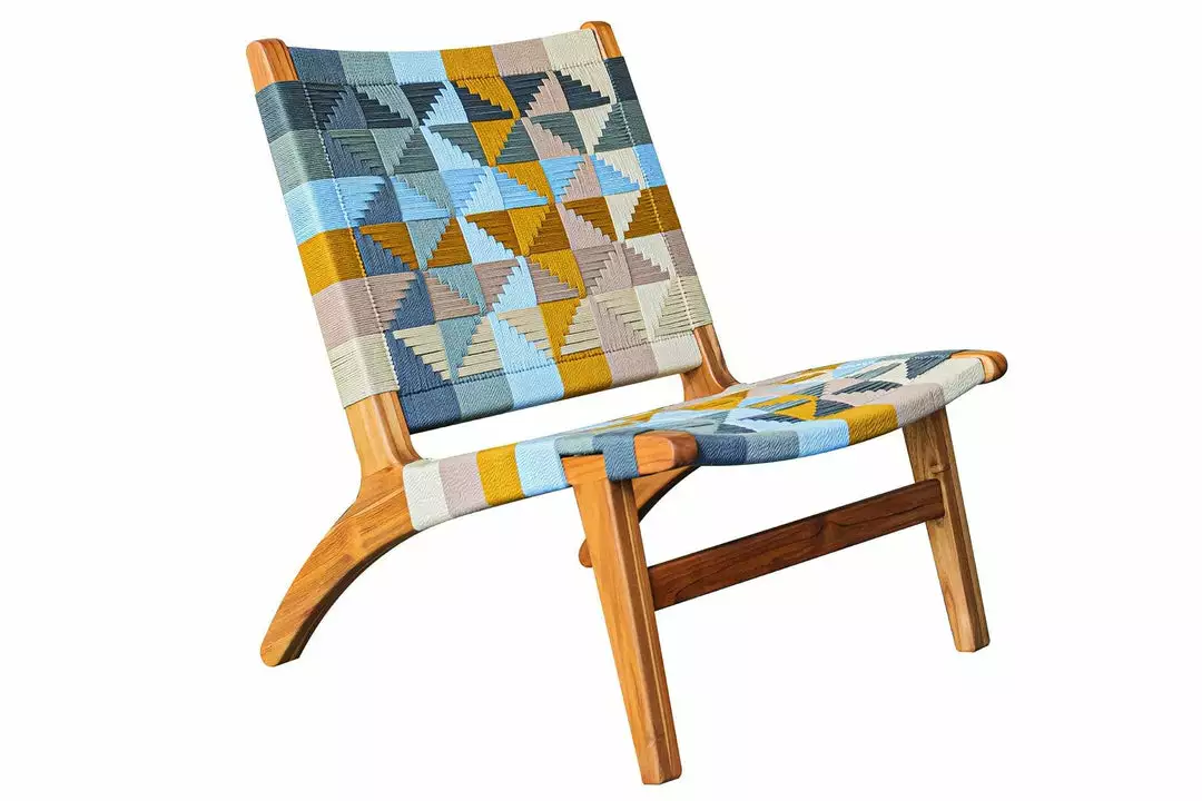 Masaya & Co. Furniture Masaya Manila Lounge Chair - Prisma Pattern 7 Masaya & Co. Furniture Masaya Manila Lounge Chair - Prisma Pattern