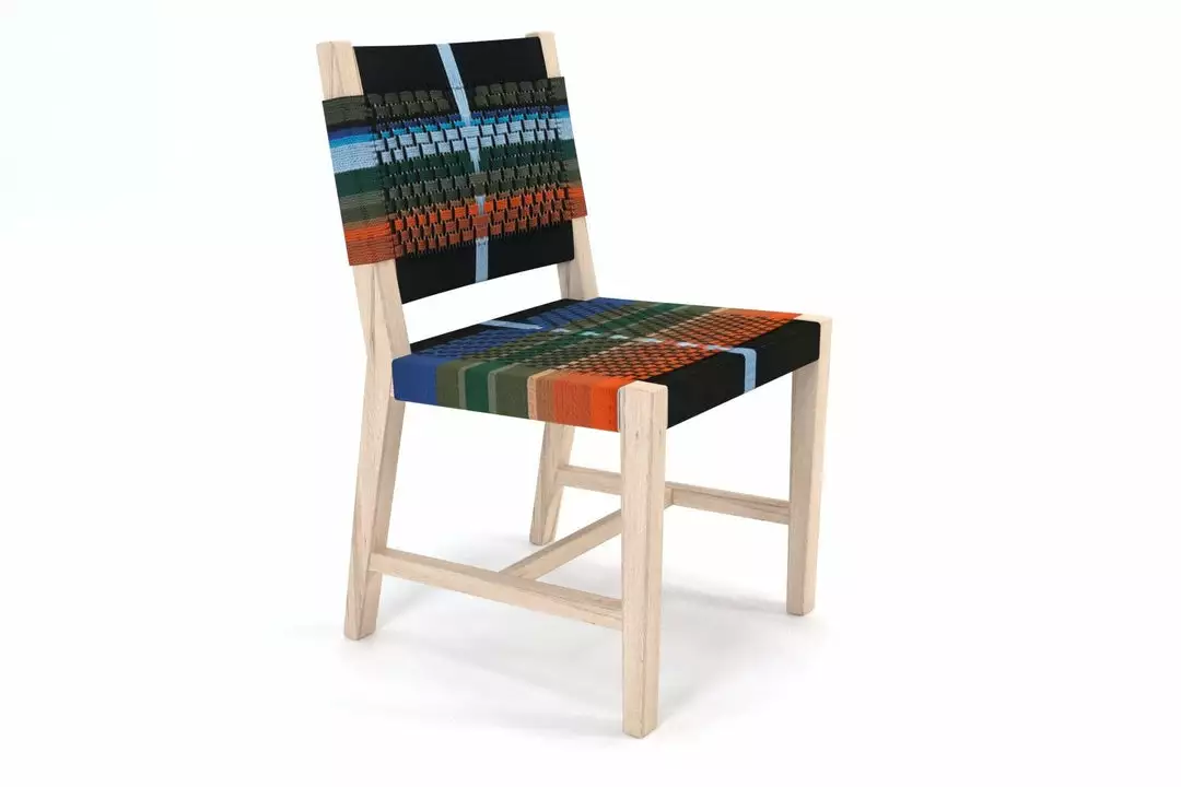 Masaya & Co. Monimbo Dining Chair - Mot Mot Pattern 8 Masaya & Co. Monimbo Dining Chair - Mot Mot Pattern
